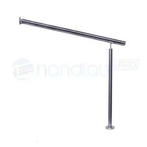 Eingangsgeländer mit 1 Pfosten