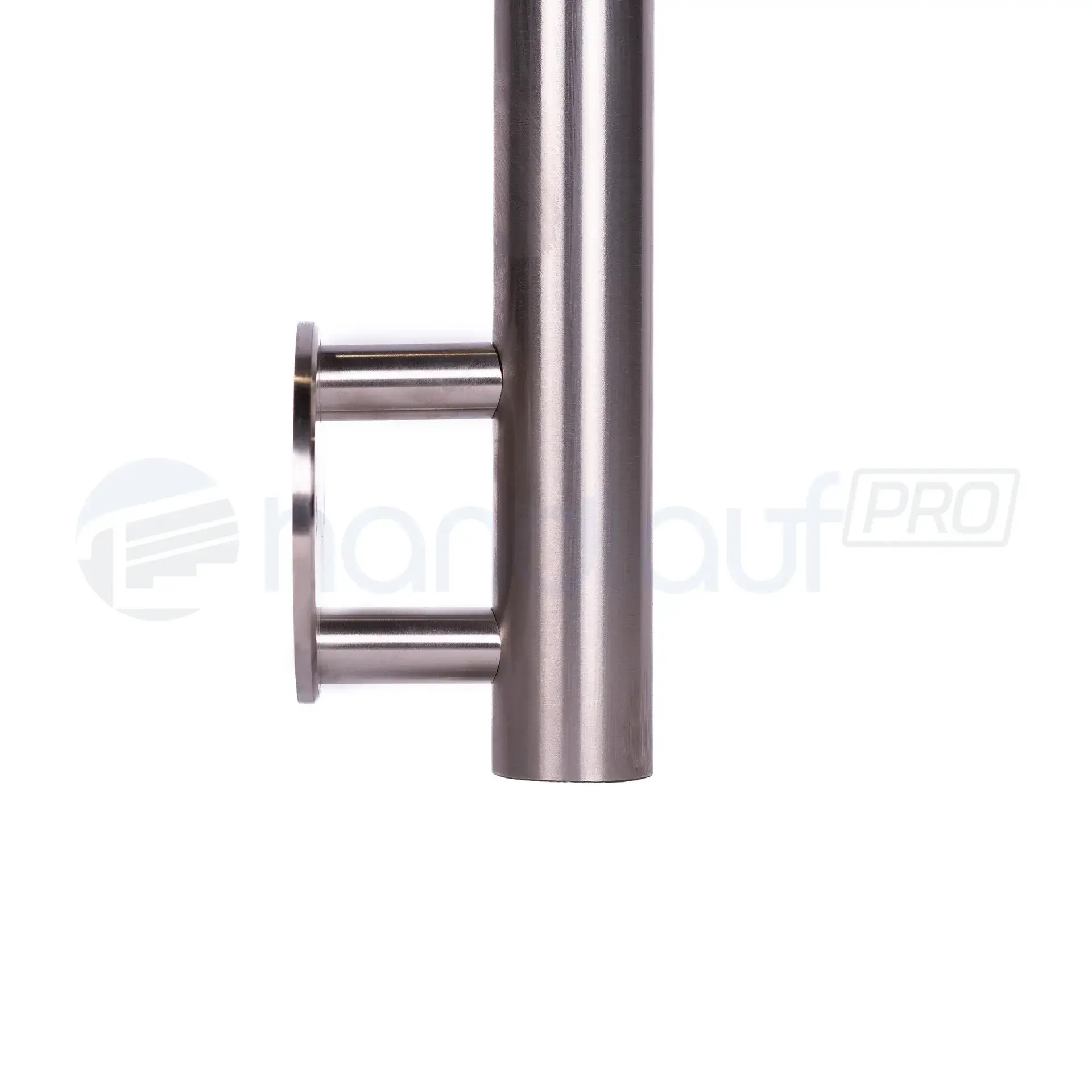 Geländer Edelstahl seitlich Detail unten – stabile seitliche Bodenbefestigung für freistehende Edelstahlgeländer