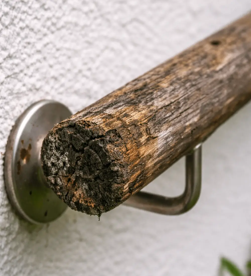 Holz Wandhandlauf fault