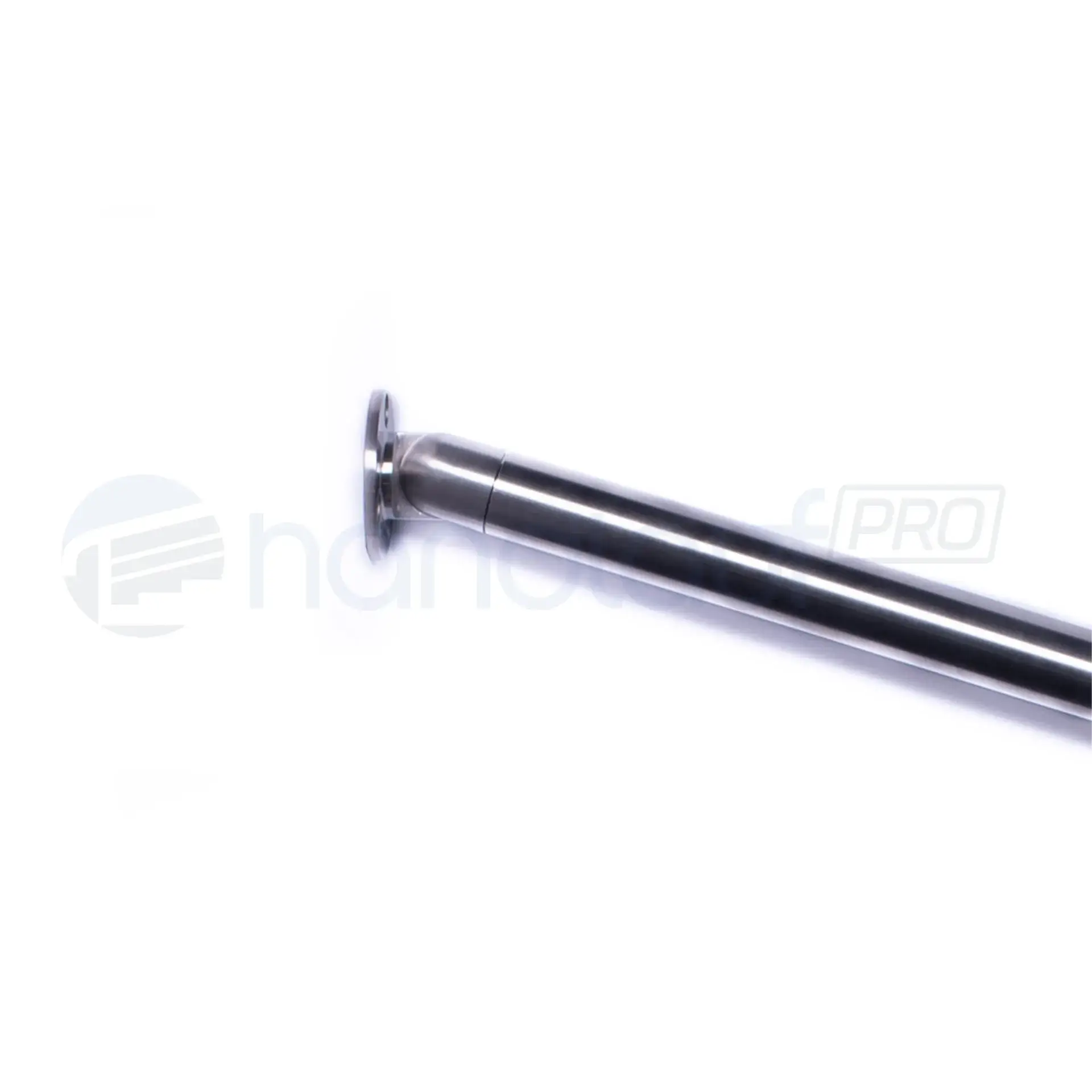 Freistehendes Eingangs-Geländer aus Edelstahl, Modell REI1089. Ermöglicht einen sicheren und stilvollen Zugang zum Haus. Hochwertige Materialien und Verarbeitung.